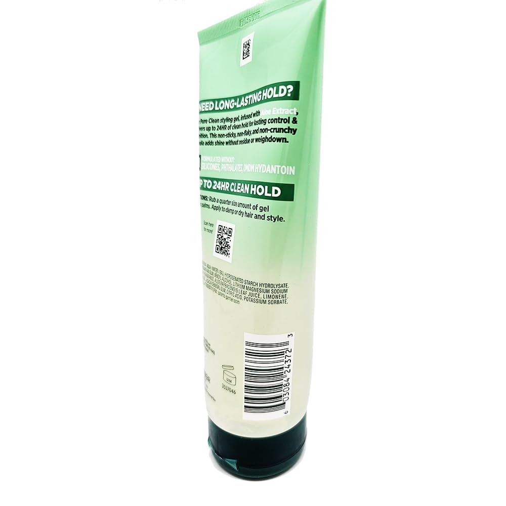 Garnier Fructis Style Pure Clean Styling Gel 6.8 oz (Pack of 2)